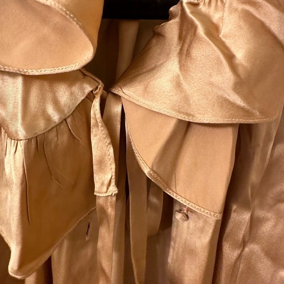 Rare Doen Solange top Blouse in Mother of Pearl Size M - Picture 7 of 10